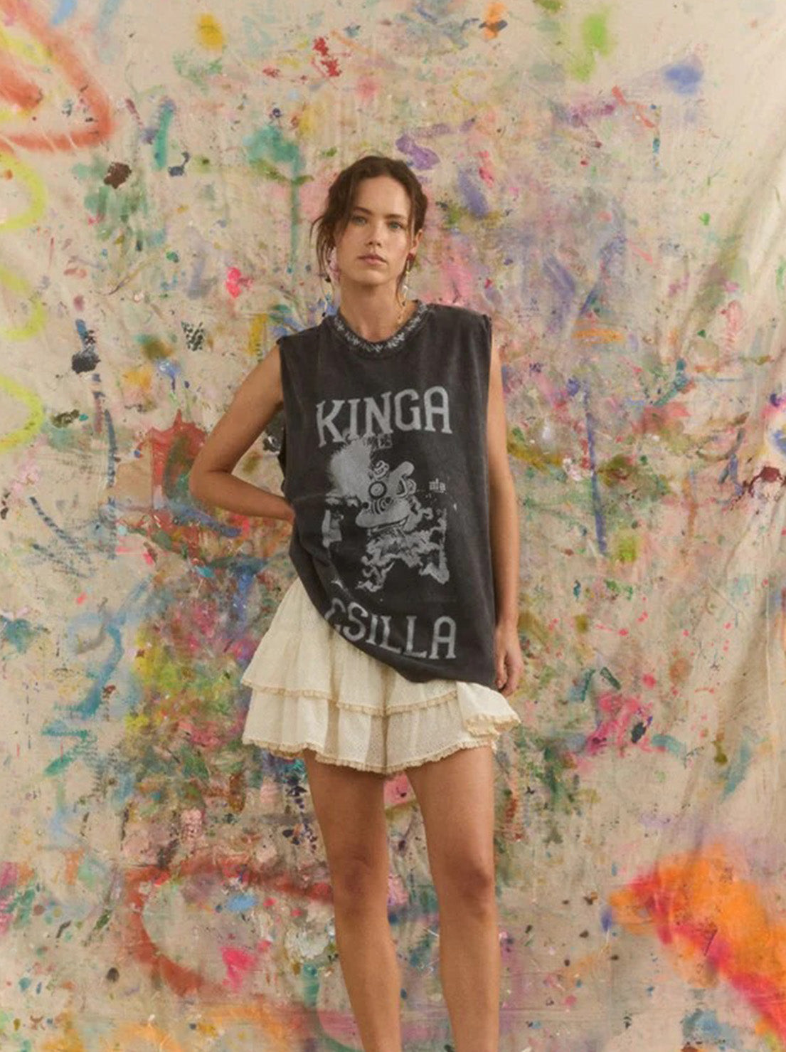 Kinga Csilla - Dragon Dance Band Tee - Black