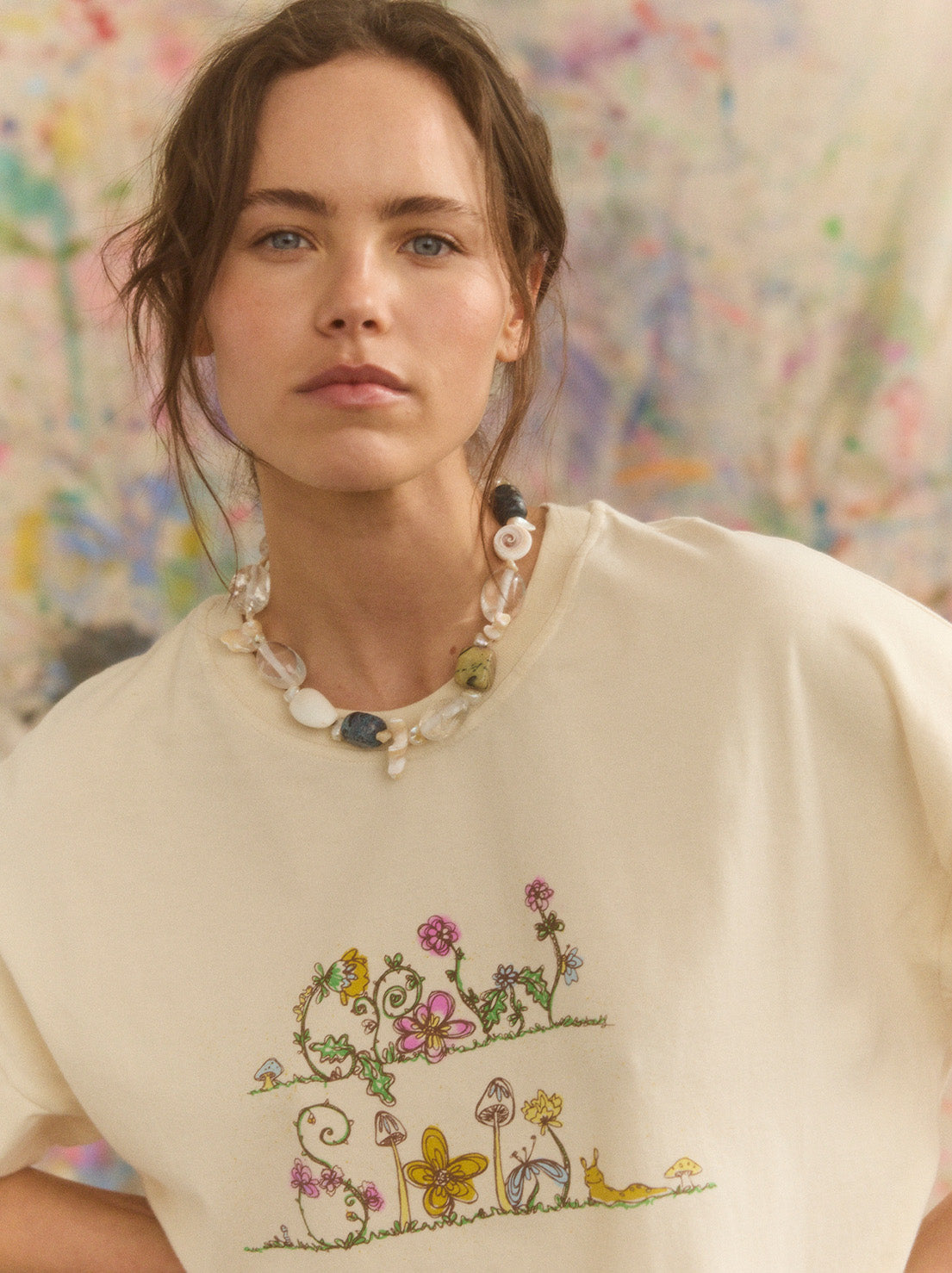 Kinga Csilla - Grow Slow OG Tee - Cream