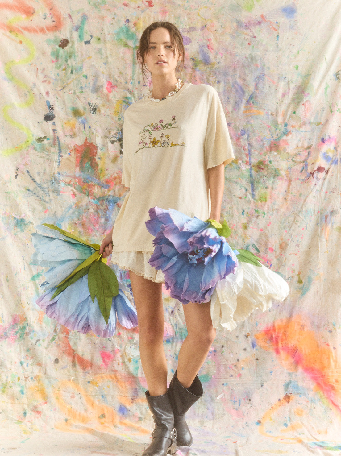 Kinga Csilla - Grow Slow OG Tee - Cream