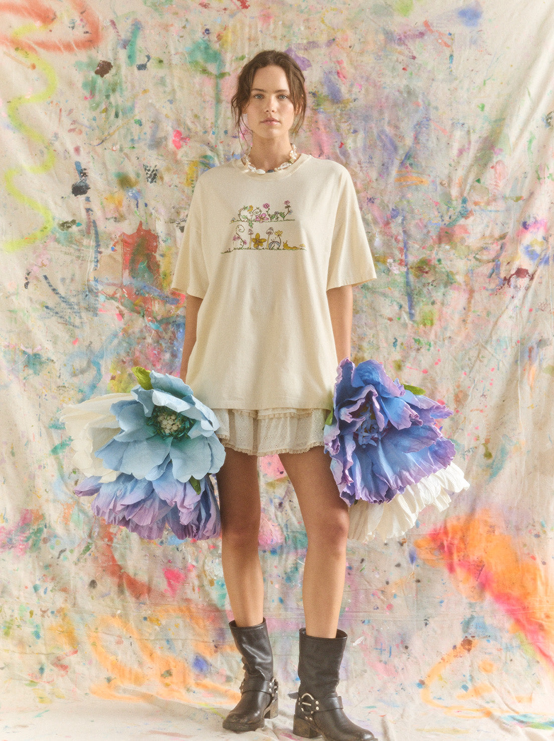 Kinga Csilla - Grow Slow OG Tee - Cream