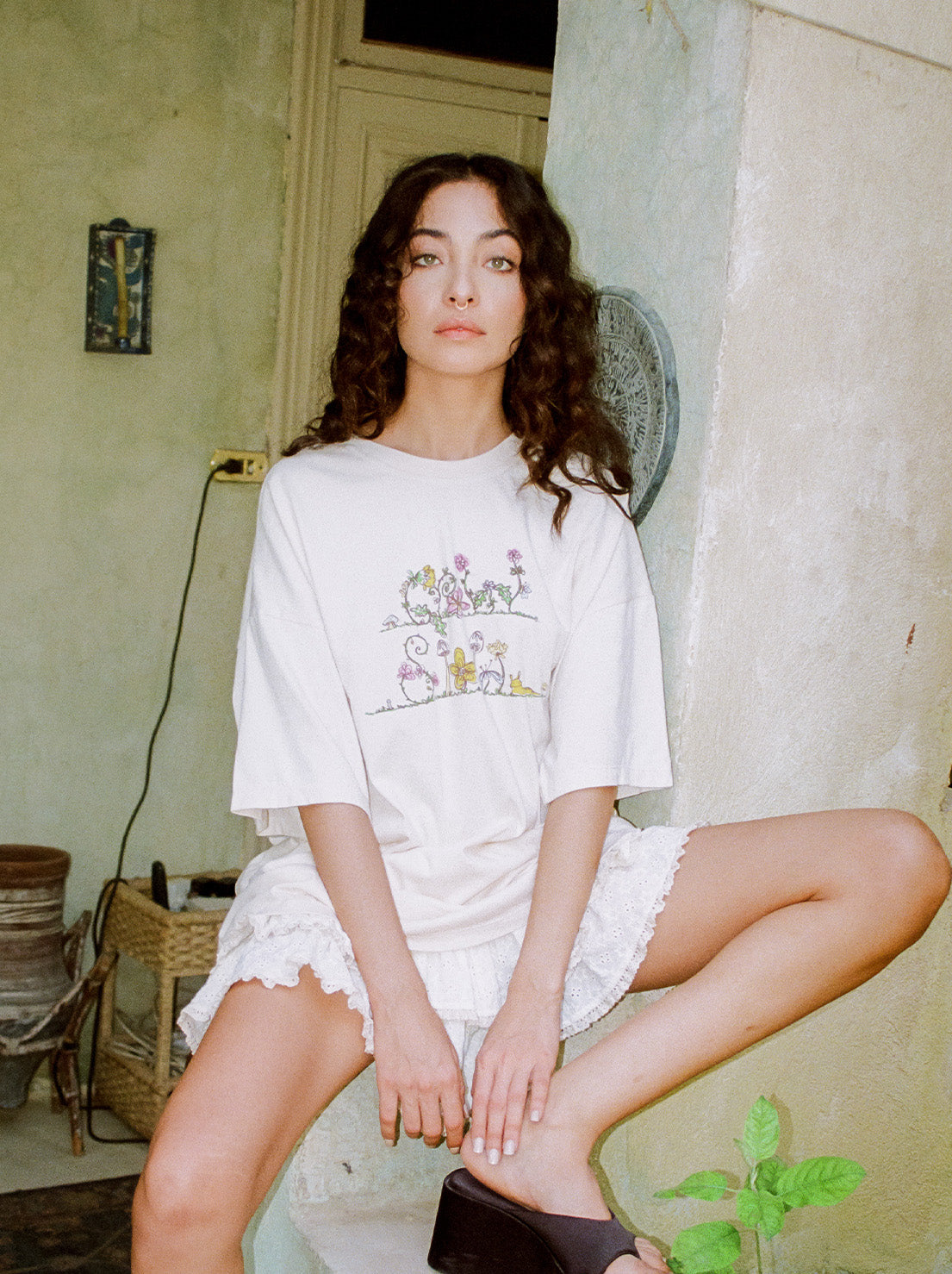 Kinga Csilla - Grow Slow OG Tee - Cream