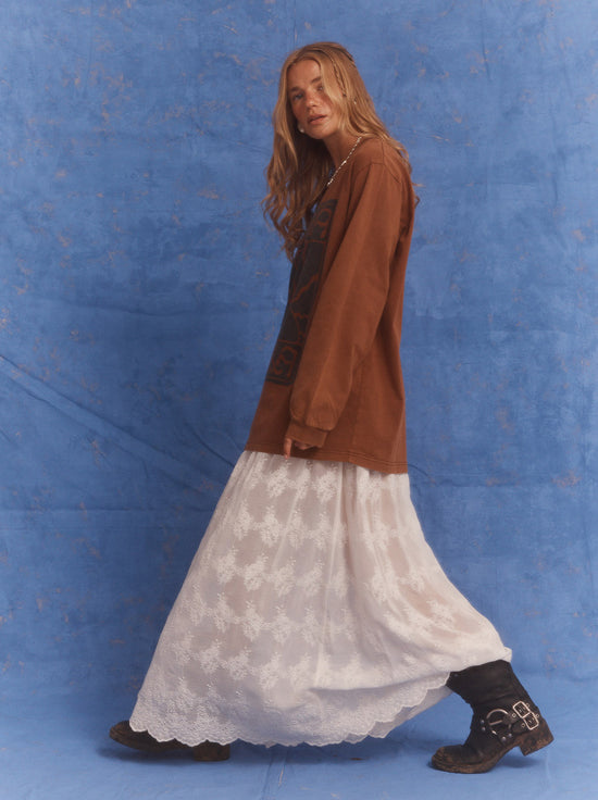 Kinga Csilla - Lino Roses Tee - Brown