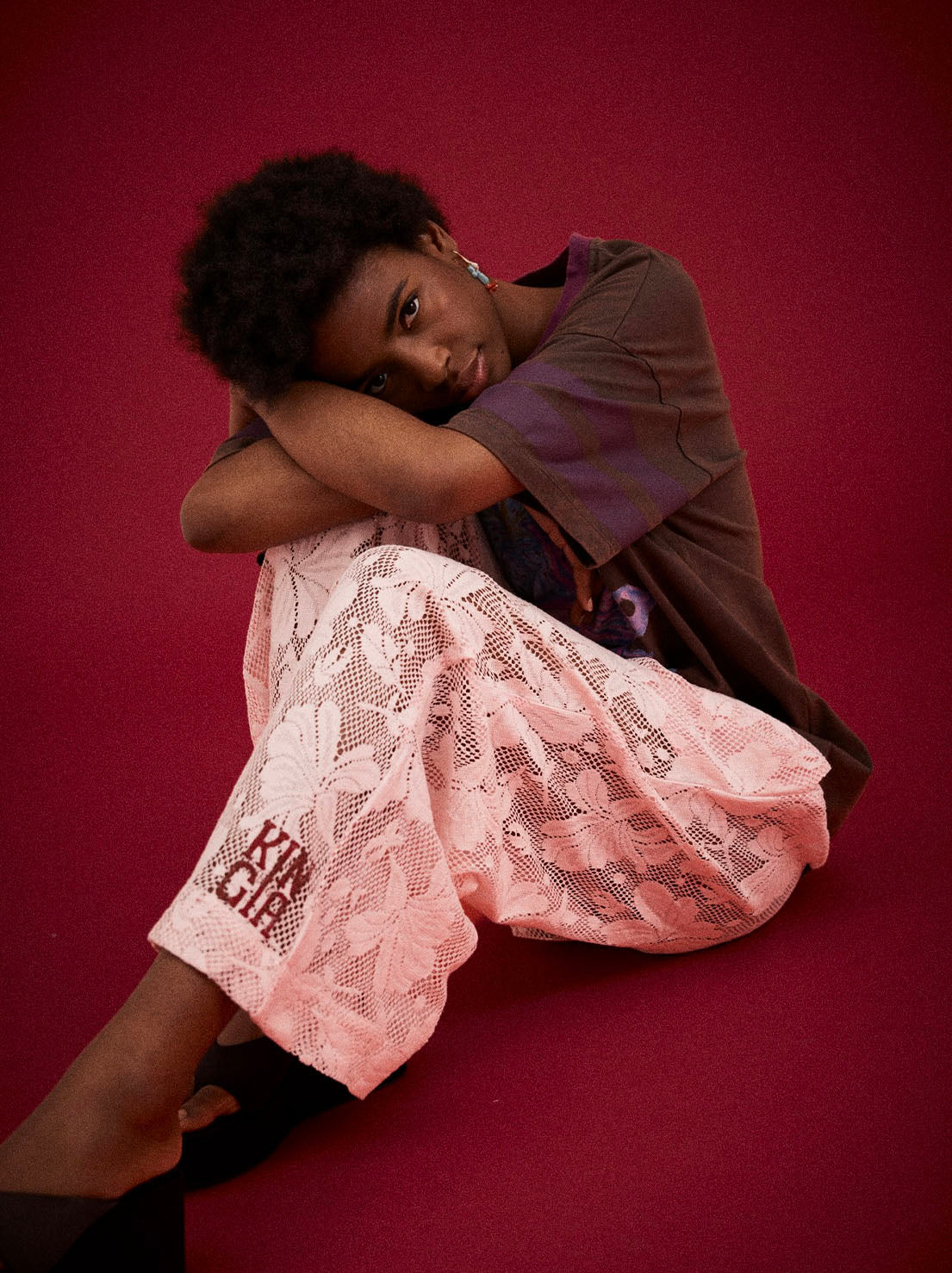 Kinga Csilla - Nova Lace Shyla Pant - Pink