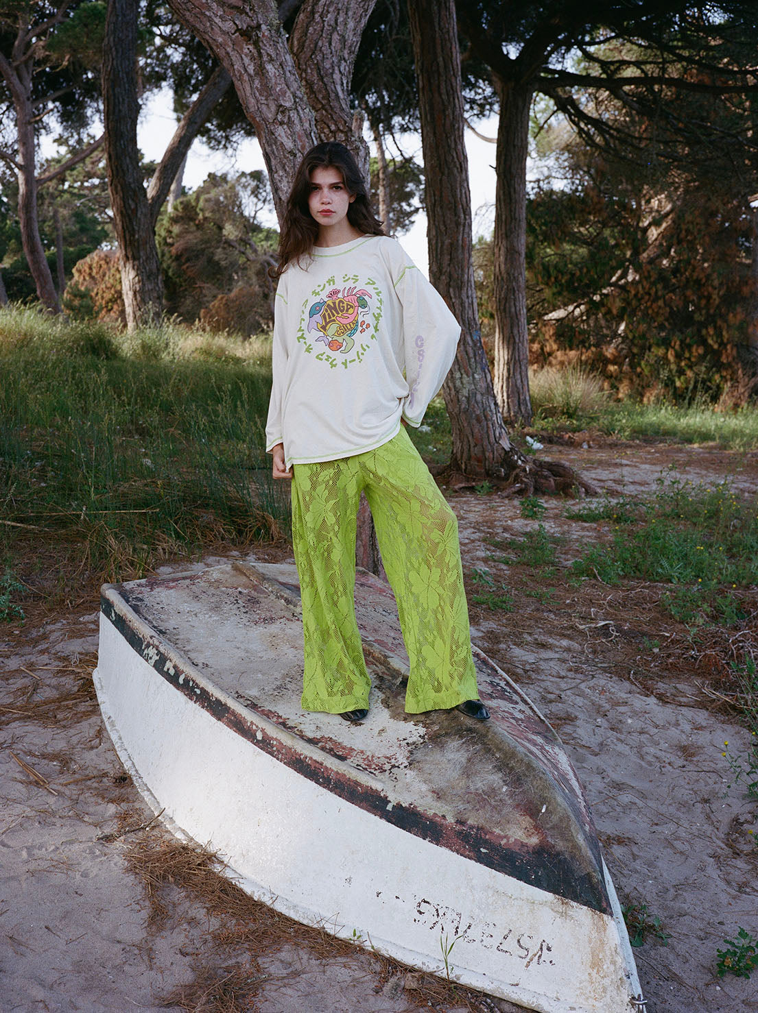 Kinga Csilla - Shisha Dolphin Tommy Tee - Cream