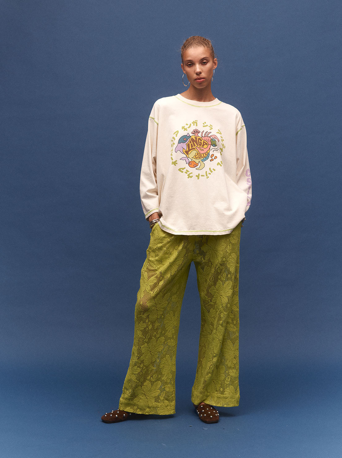 Kinga Csilla - Shisha Dolphin Tommy Tee - Cream