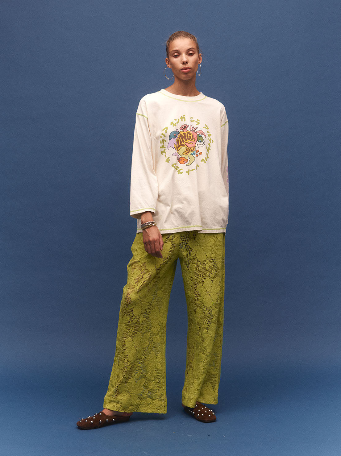 Kinga Csilla - Shisha Dolphin Tommy Tee - Cream