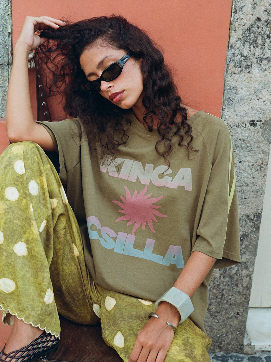Kinga Csilla - Sunset Tee - Olive