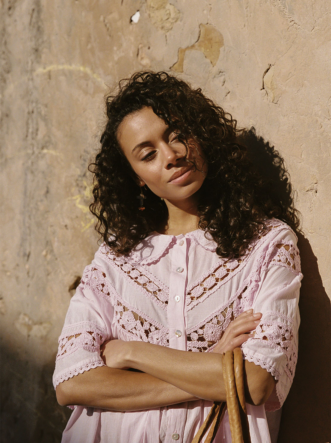 Kinga Csilla - Tessera Nola Button Down Dress - Lilac