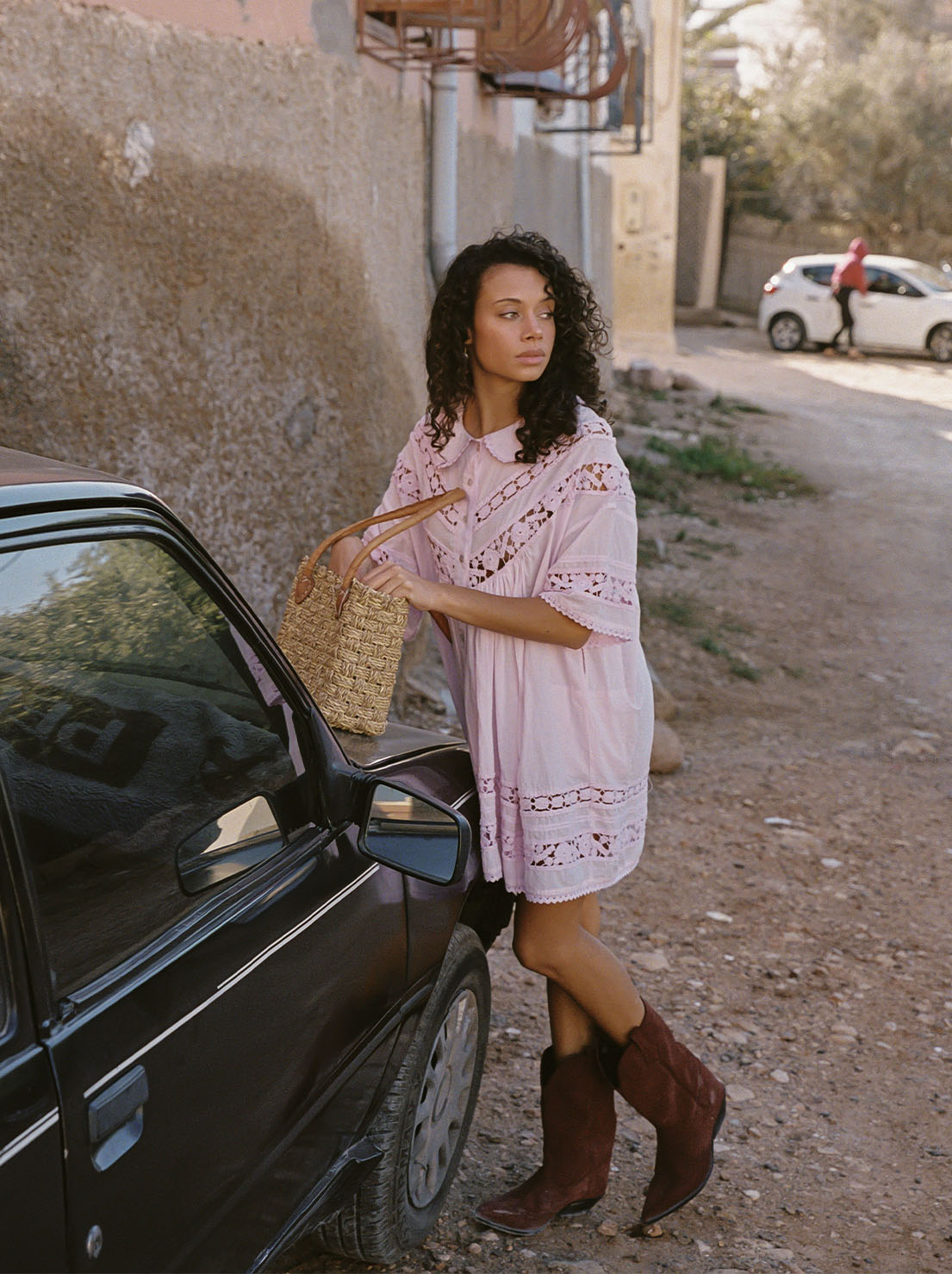 Kinga Csilla - Tessera Nola Button Down Dress - Lilac