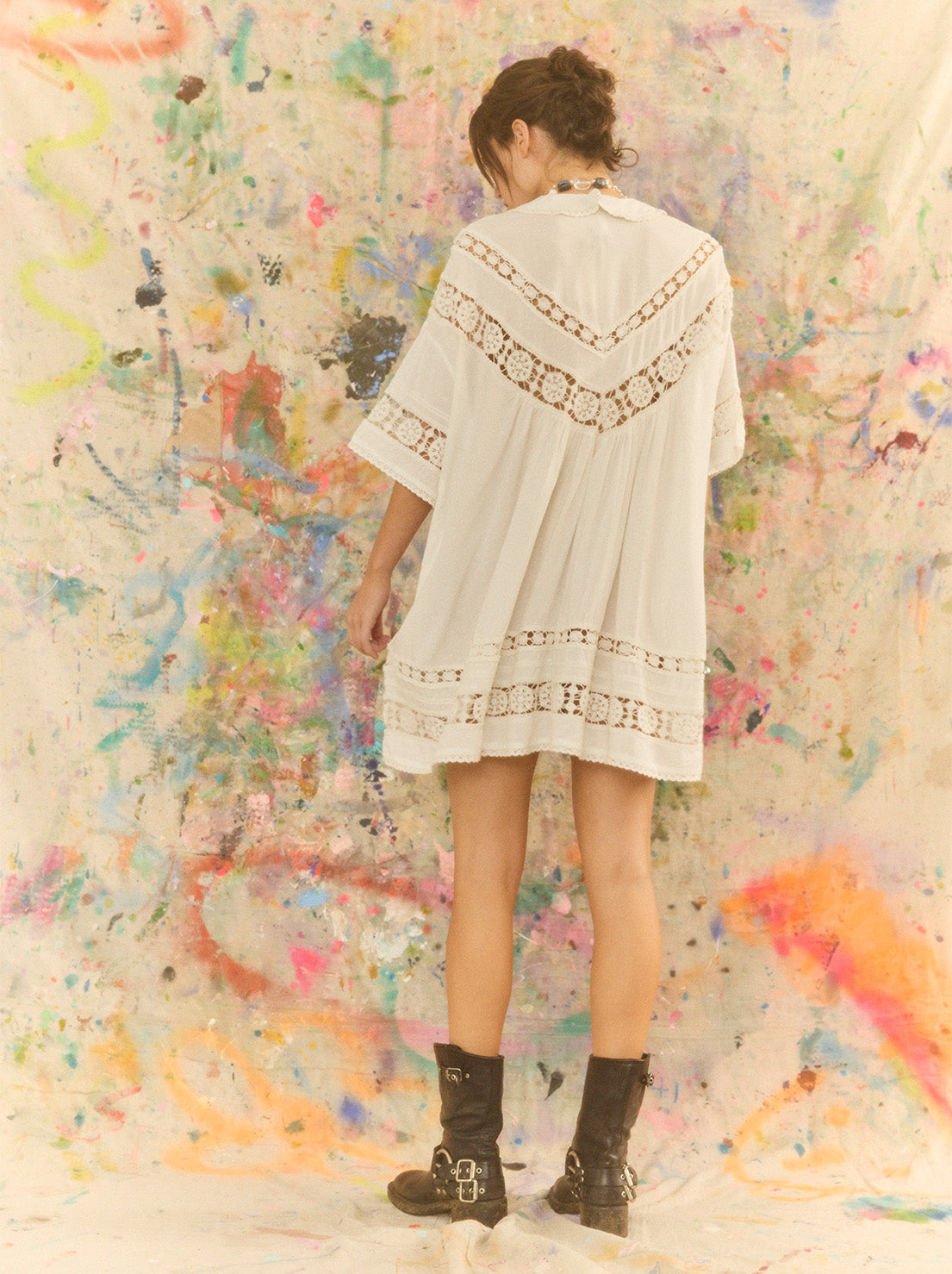 Kinga Csilla - Tessera Nola Button Down Dress - White