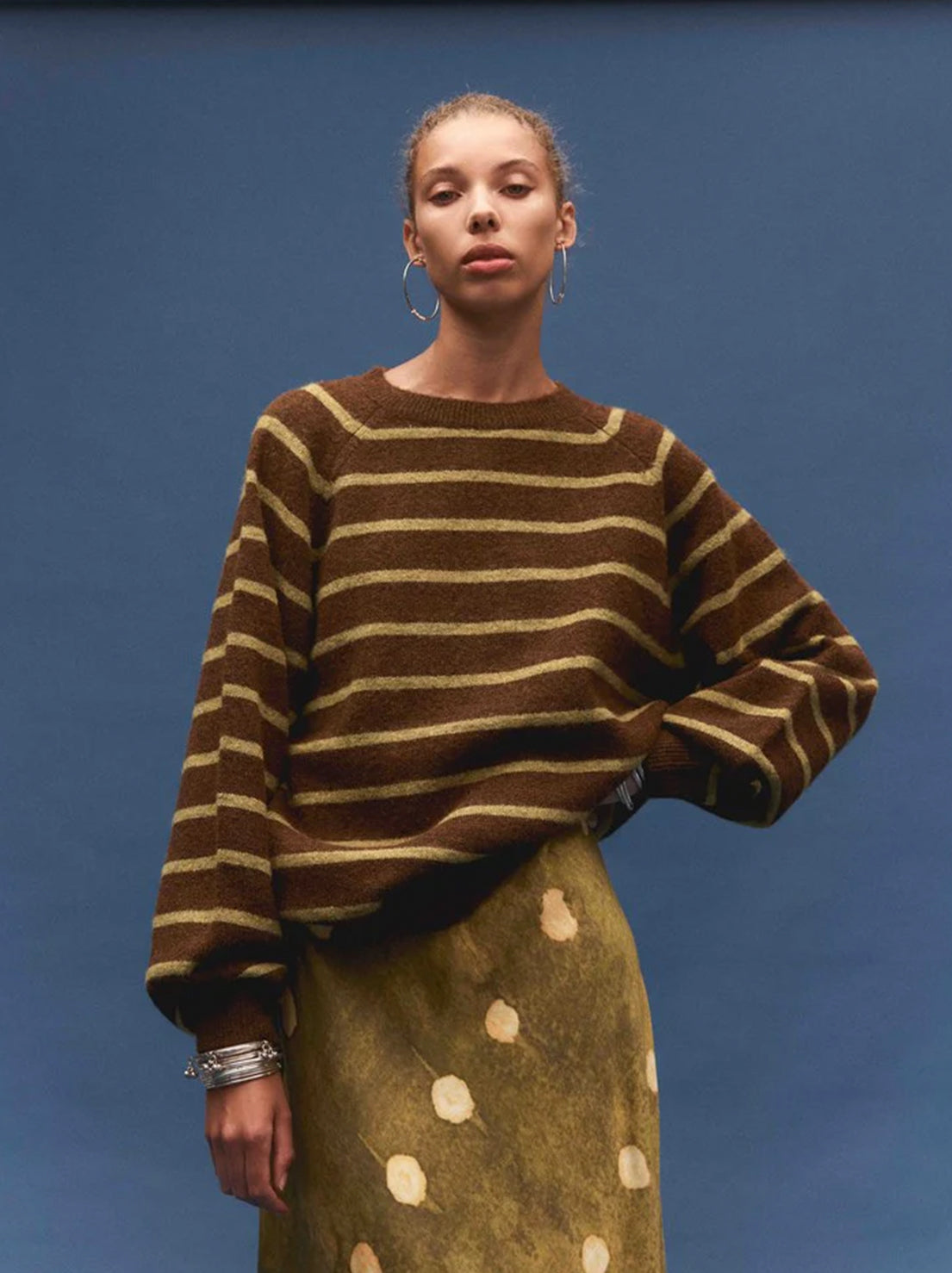 Kinga Csilla - Umore Stripe Knit Jumper