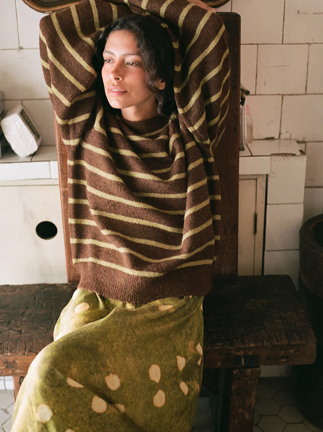 Kinga Csilla - Umore Stripe Knit Jumper
