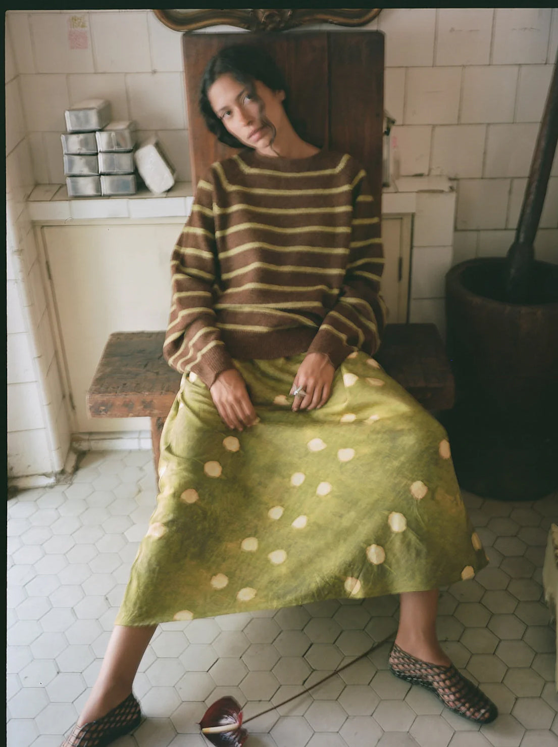 Kinga Csilla - Umore Stripe Knit Jumper