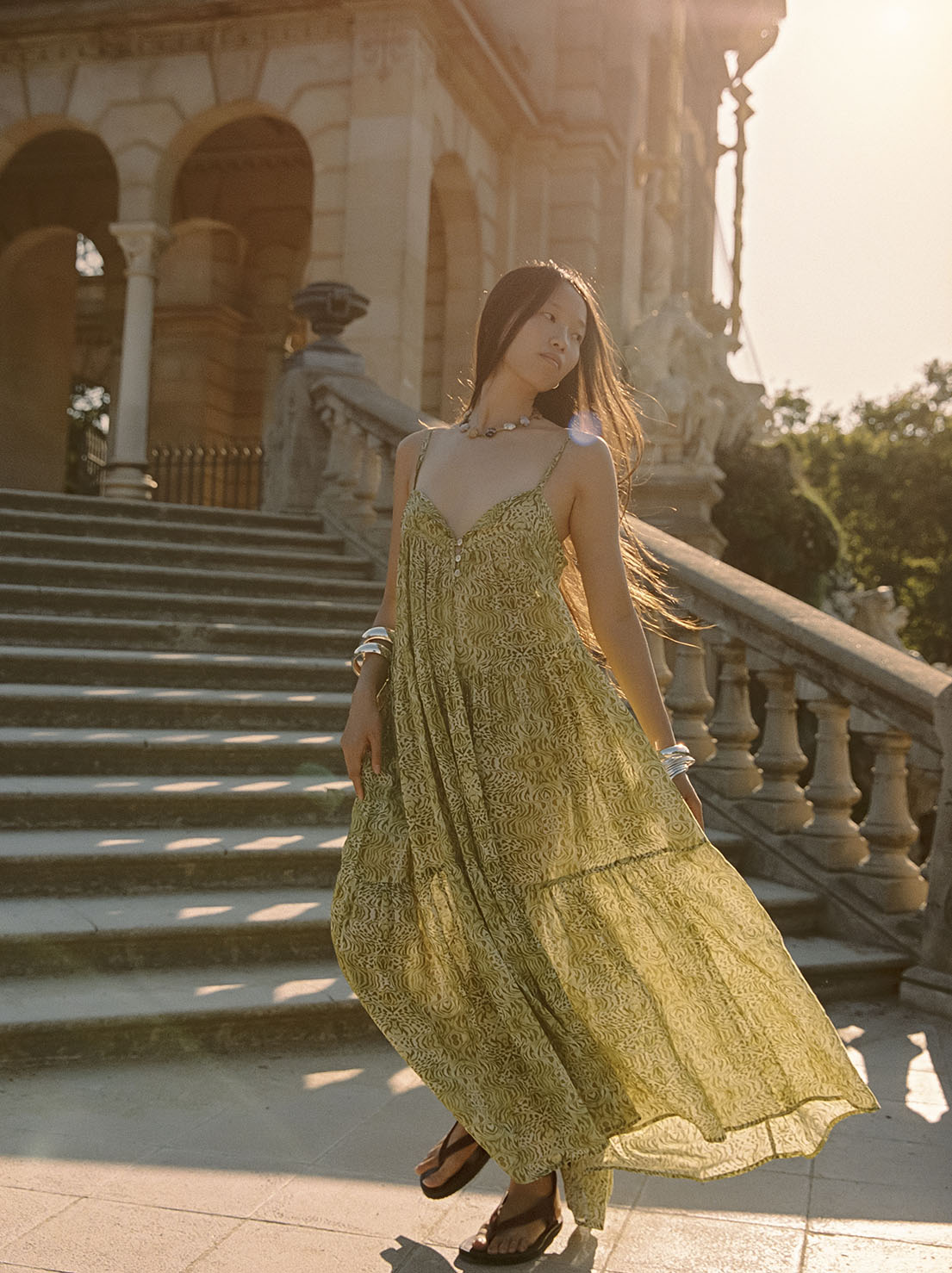 Kinga Csilla - Viper Neroli Maxi Dress