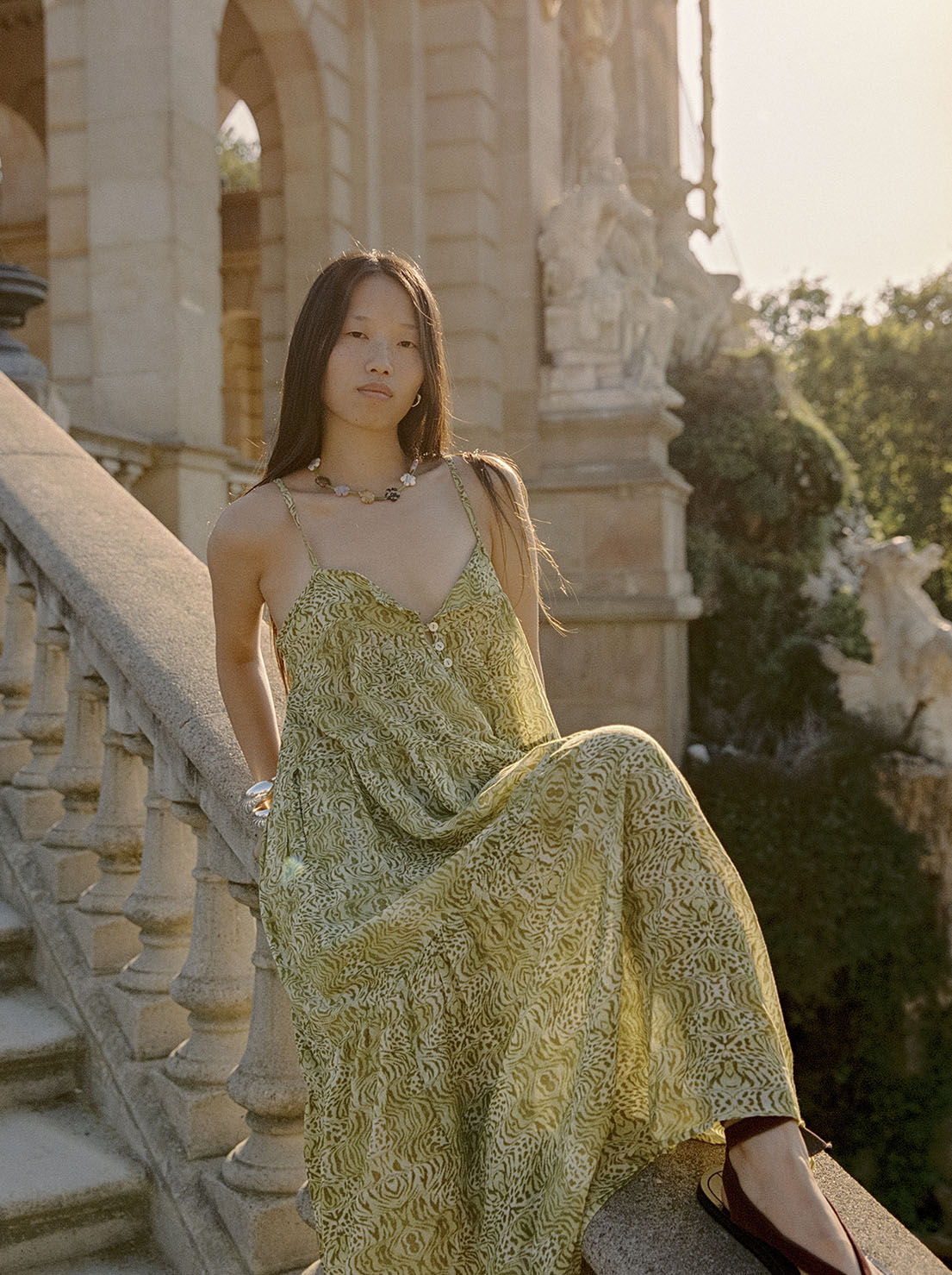 Kinga Csilla - Viper Neroli Maxi Dress