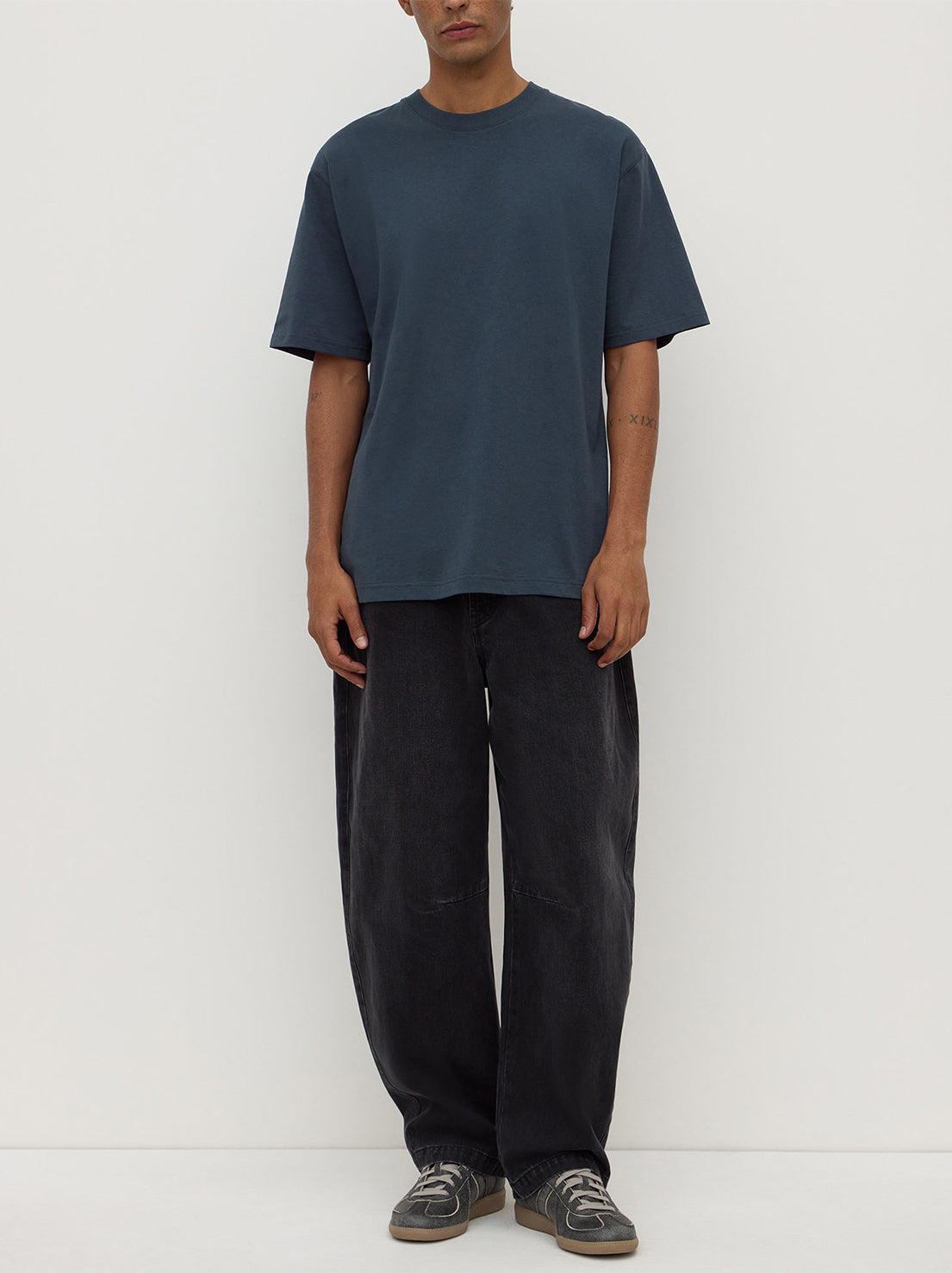 Assembly Label - Knox Organic Oversized Tee - Harbour