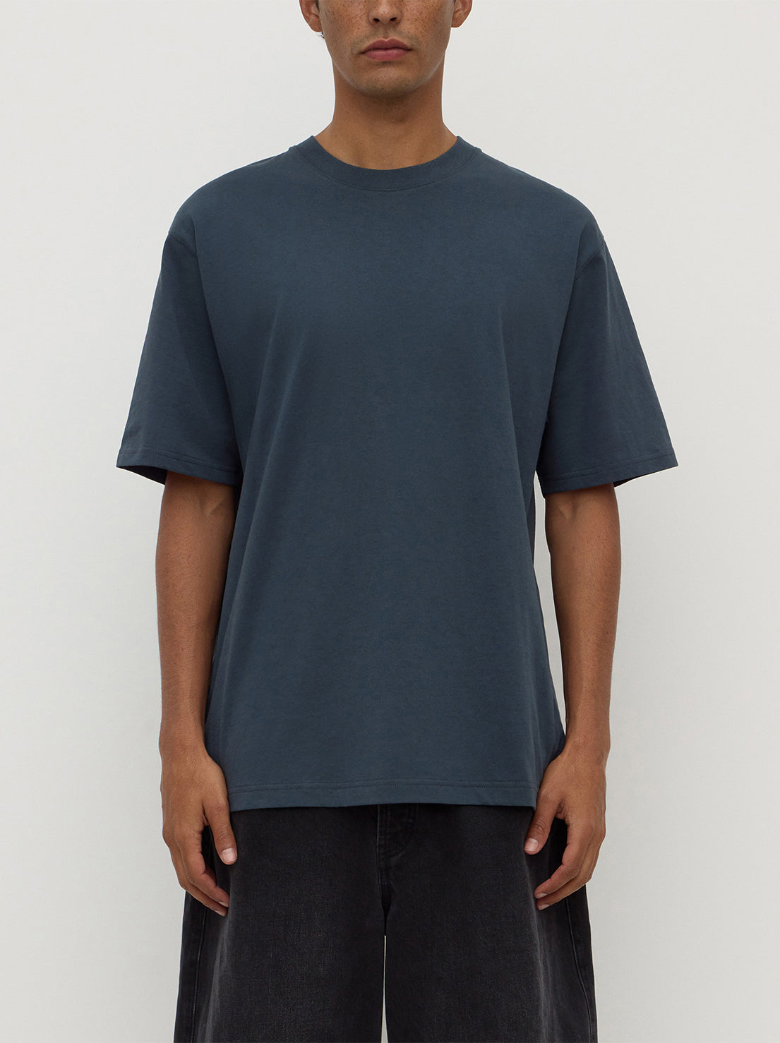 Assembly Label - Knox Organic Oversized Tee - Harbour