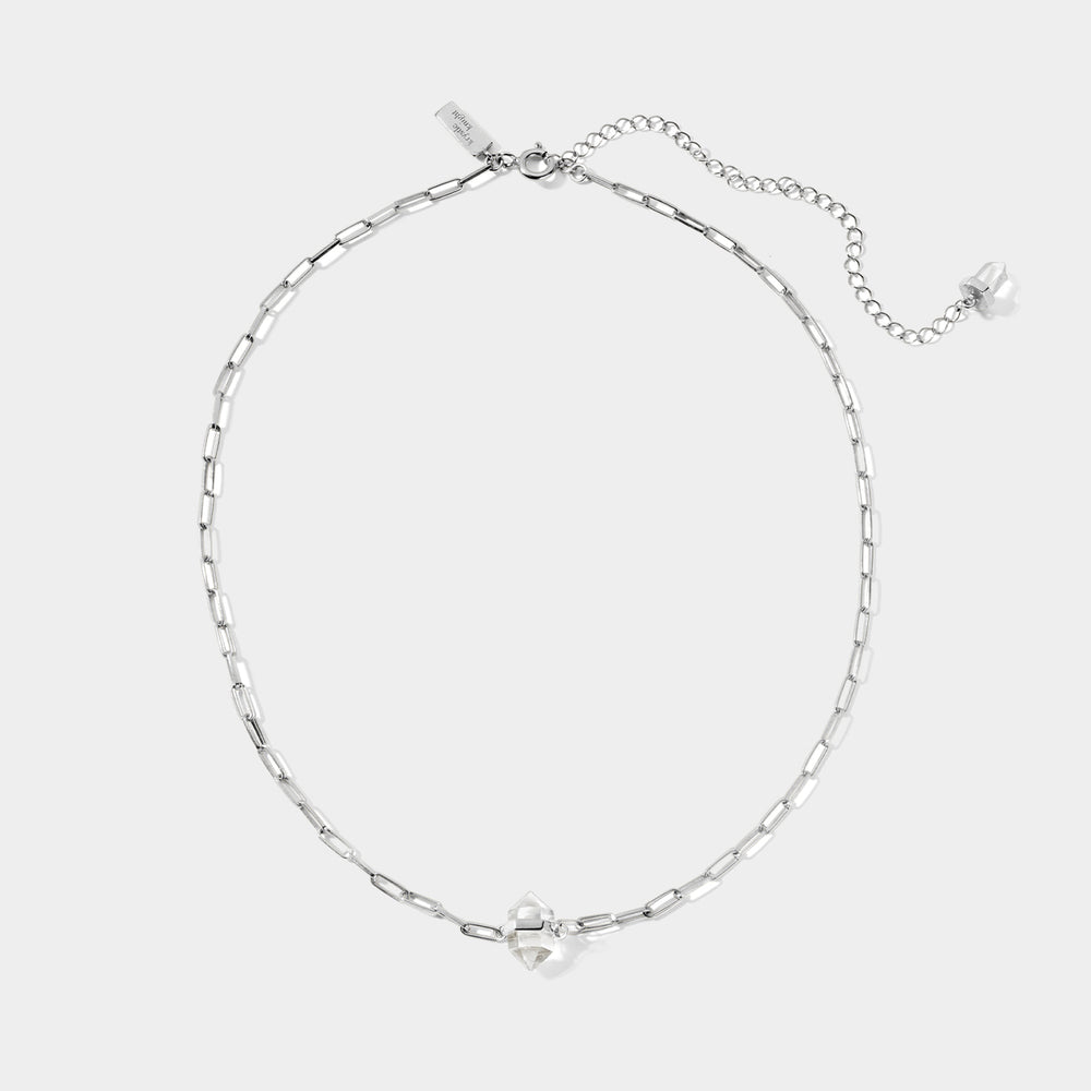 Krystle Knight - Vitality Necklace - Clear Quartz - Sterling Silver