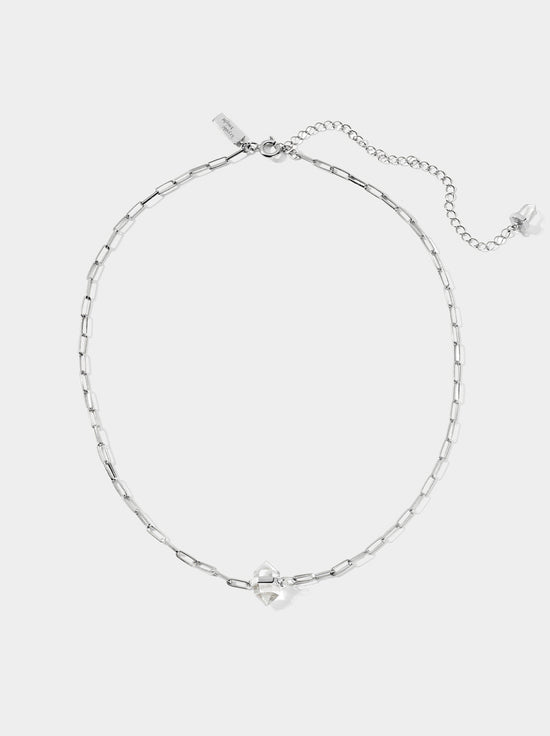 Krystle Knight - Vitality Necklace - Clear Quartz - Sterling Silver