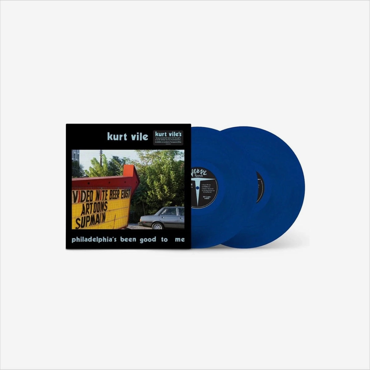 Kurt Vile - Philadelphia's Been Good To Me. 2LP [Blue Vinyl]