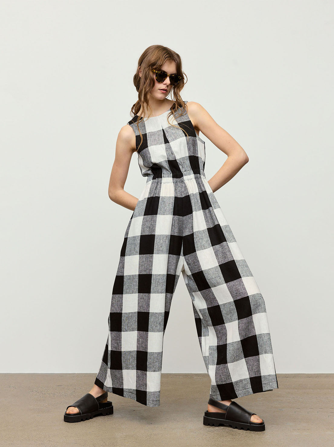 Kuwaii - Lillium Jumpsuit - Giant Gingham