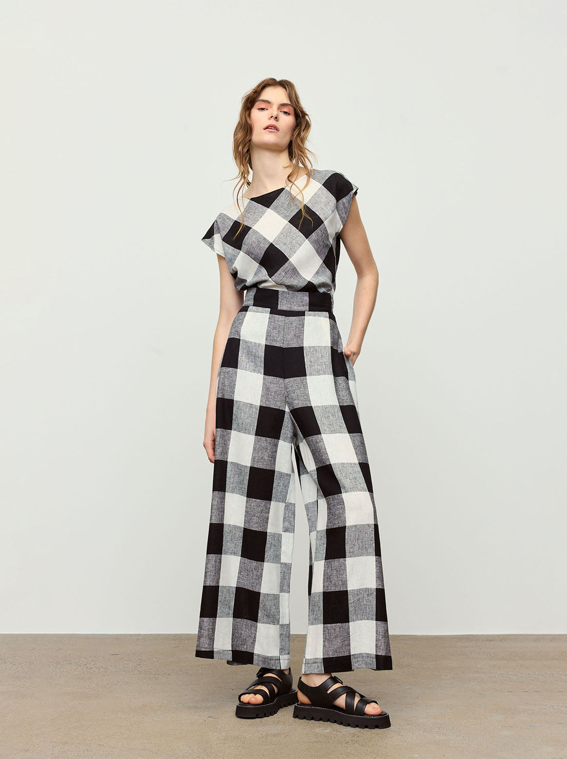 Kuwaii - Willow Pant - Giant Gingham