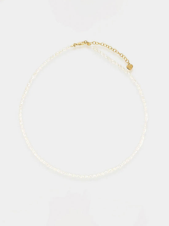 Linda Tahija - Coastal Pearl Necklace - Gold Plated