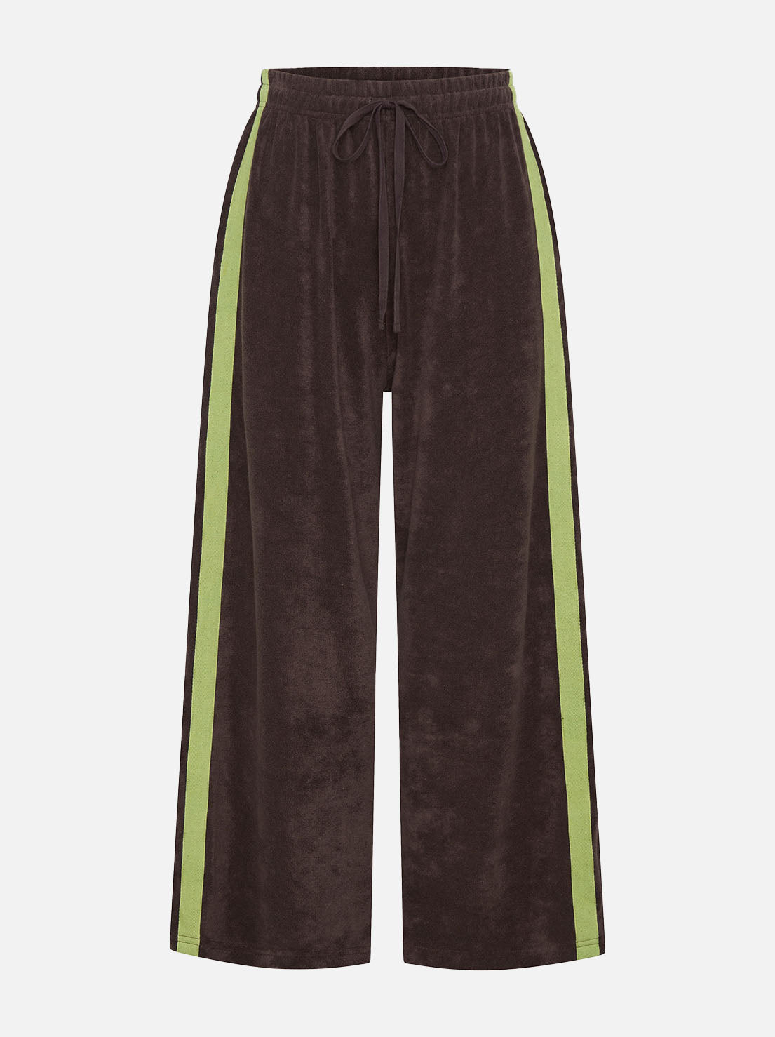 La Bohème Girls - Viva Terry Pants - Choc / Lime