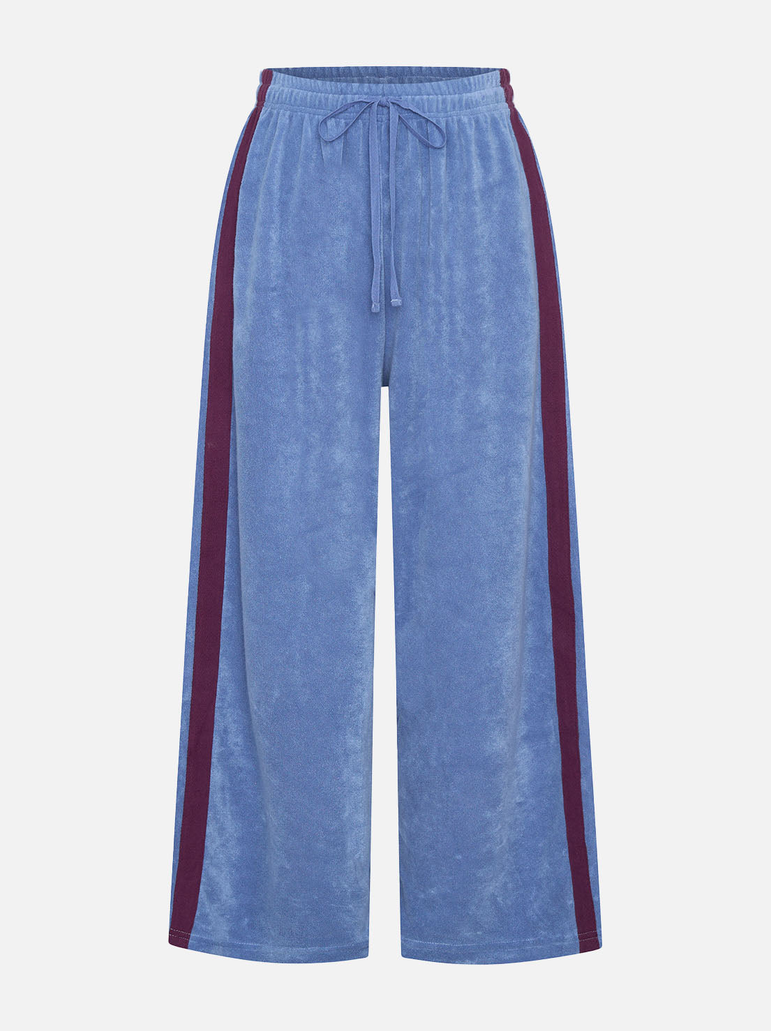 La Bohème Girls - Viva Terry Pants - Cornflower Blue / Plum