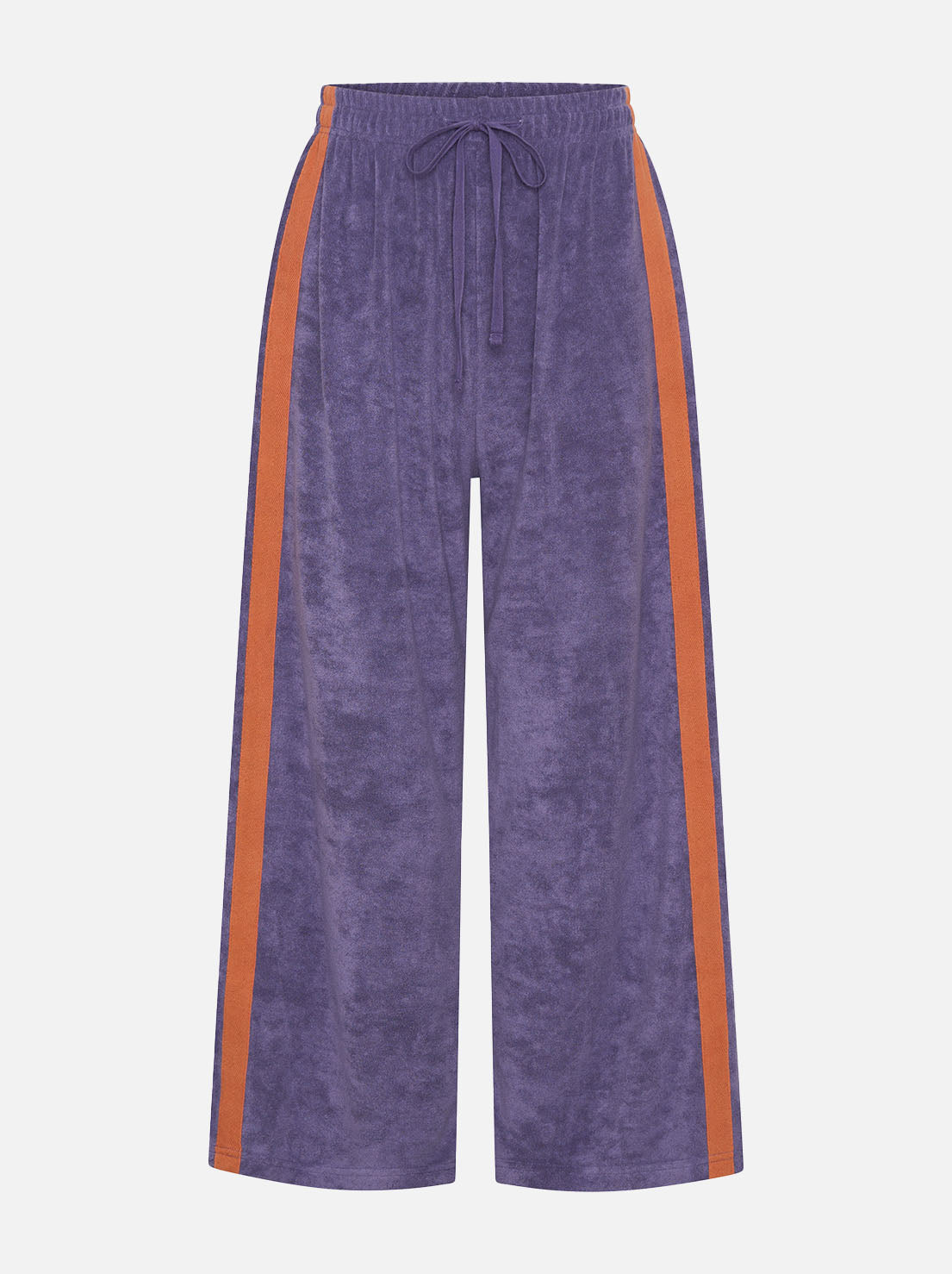 La Bohème Girls - Viva Terry Pants - Grape / Orange