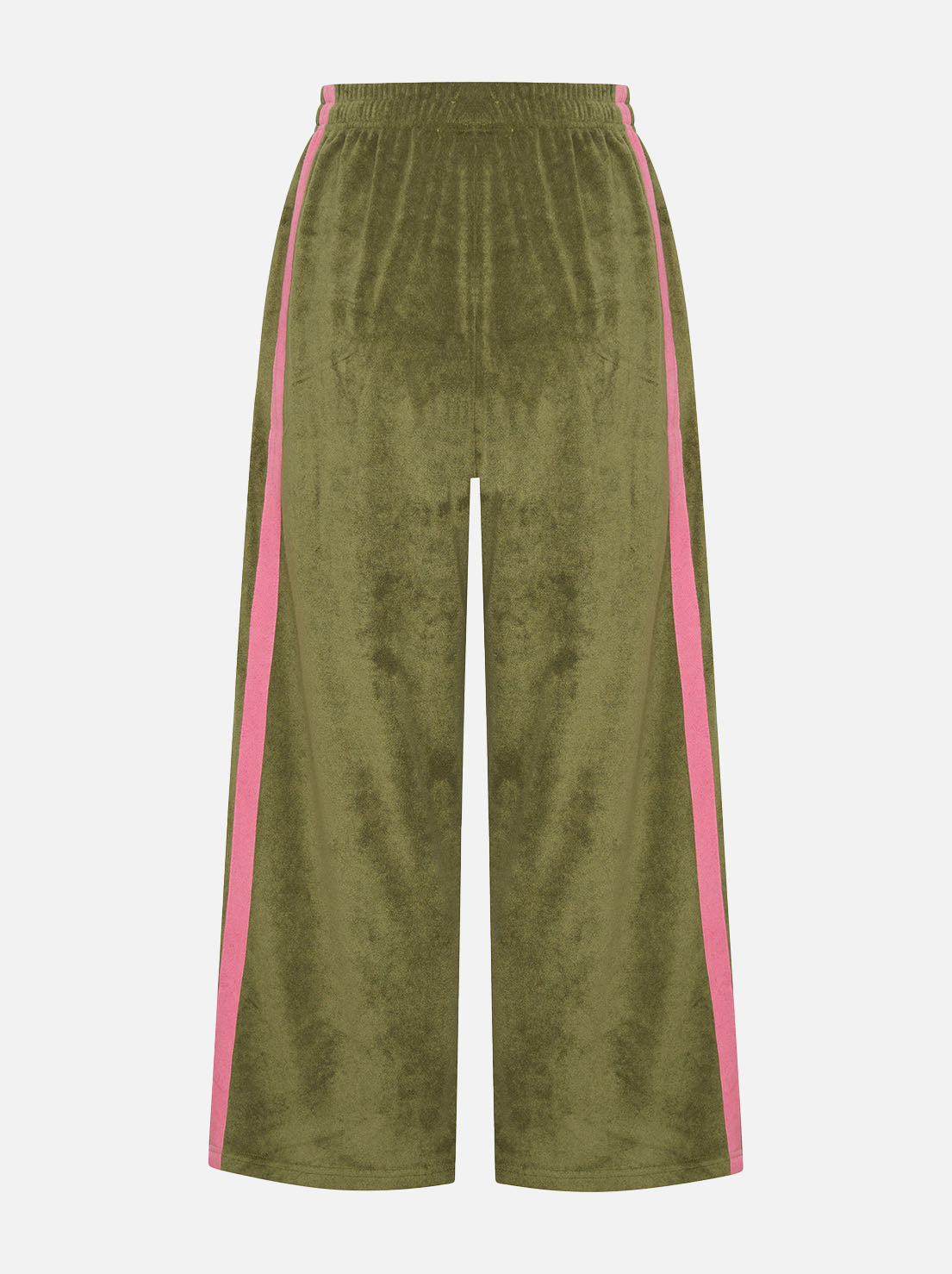 La Bohème Girls - Viva Terry Pants - Olive / Pink