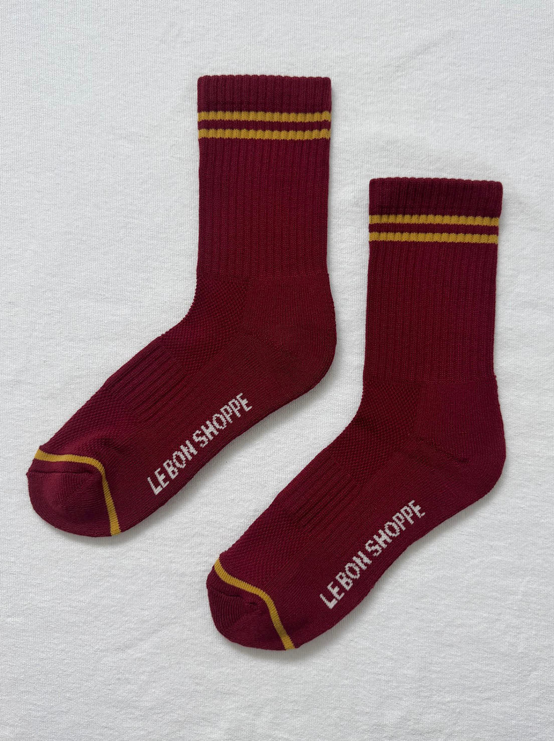 Le Bon Shoppe - Boyfriend Socks - Cardinal