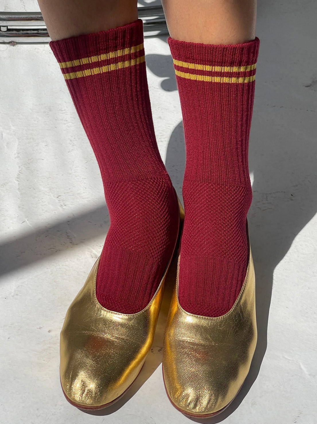Le Bon Shoppe - Boyfriend Socks - Cardinal