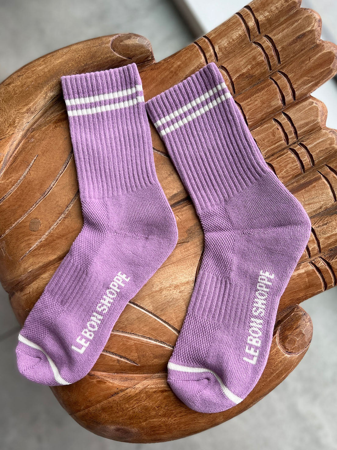 Le Bon Shoppe - Boyfriend Socks - Grape
