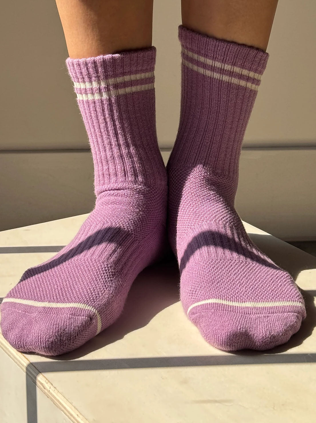 Le Bon Shoppe - Boyfriend Socks - Grape