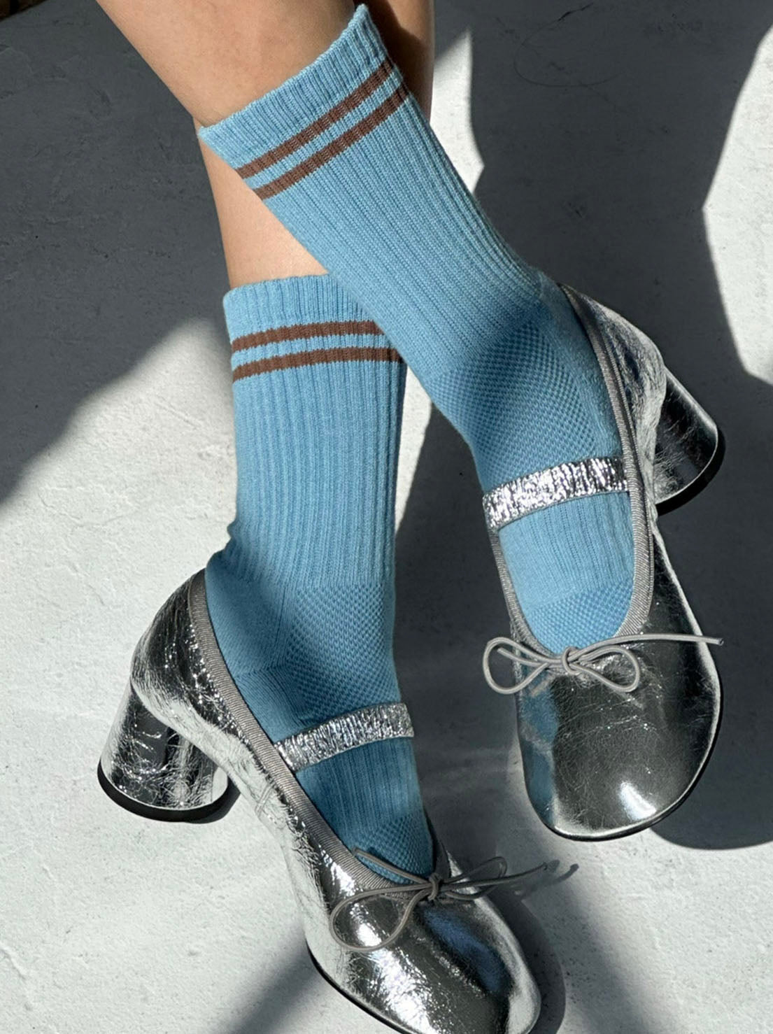 Le Bon Shoppe - Boyfriend Socks - Powder Blue