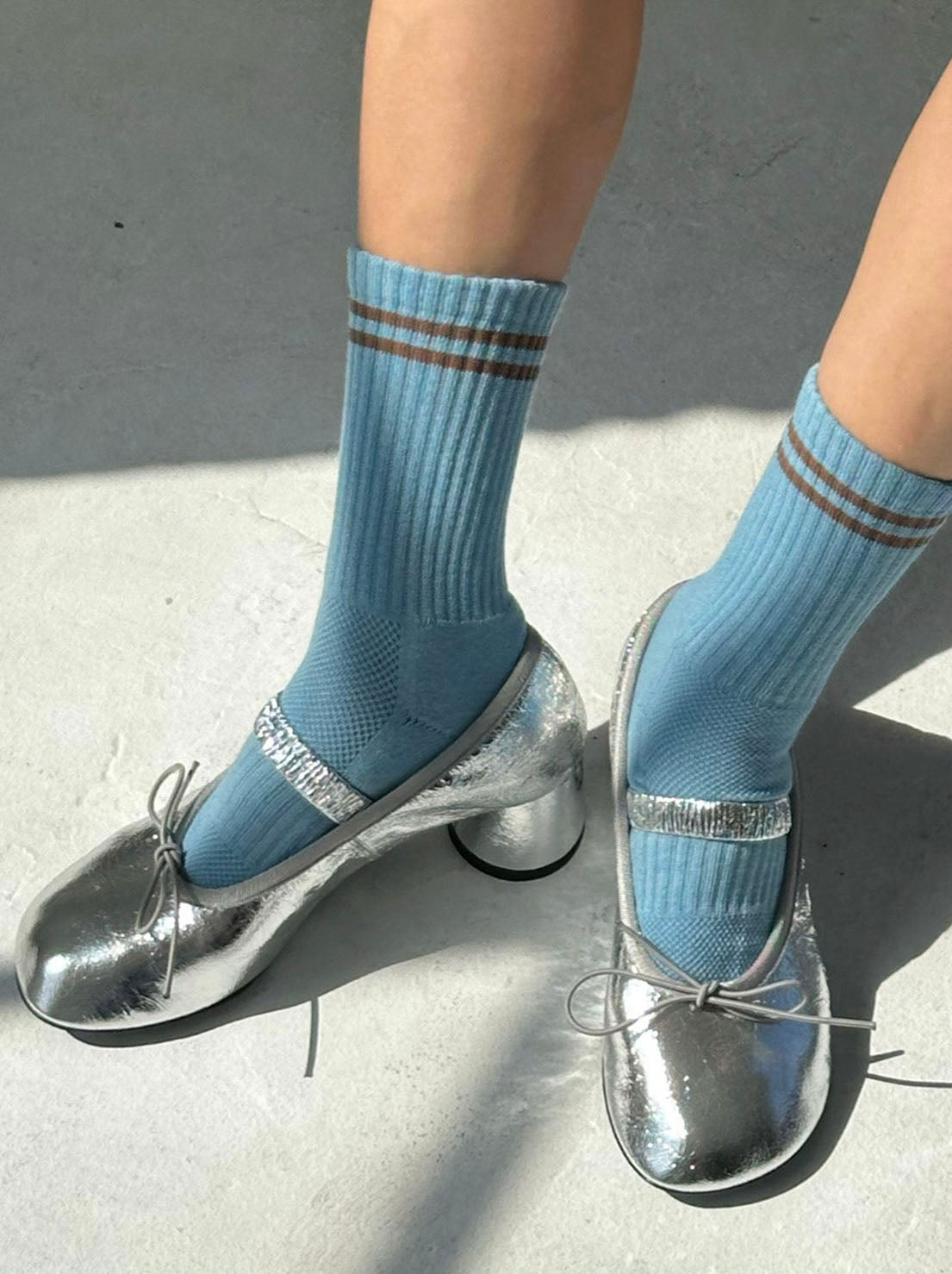 Le Bon Shoppe - Boyfriend Socks - Powder Blue
