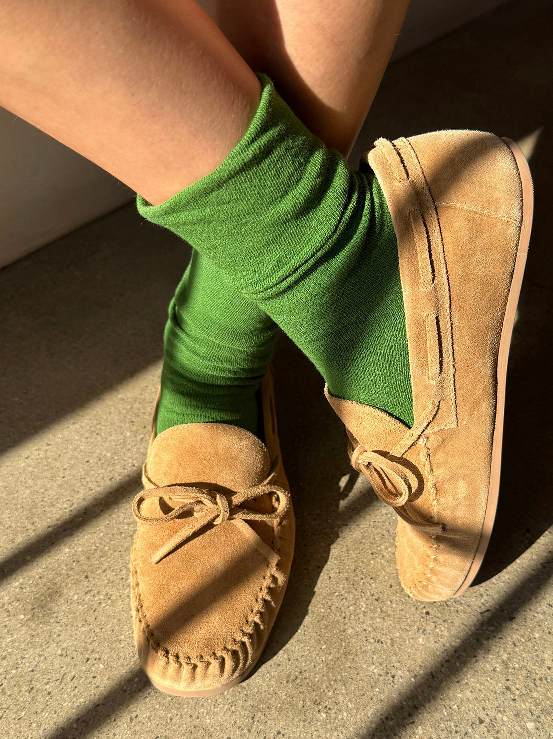 Le Bon Shoppe - Breezy Sneaker Socks - Avocado