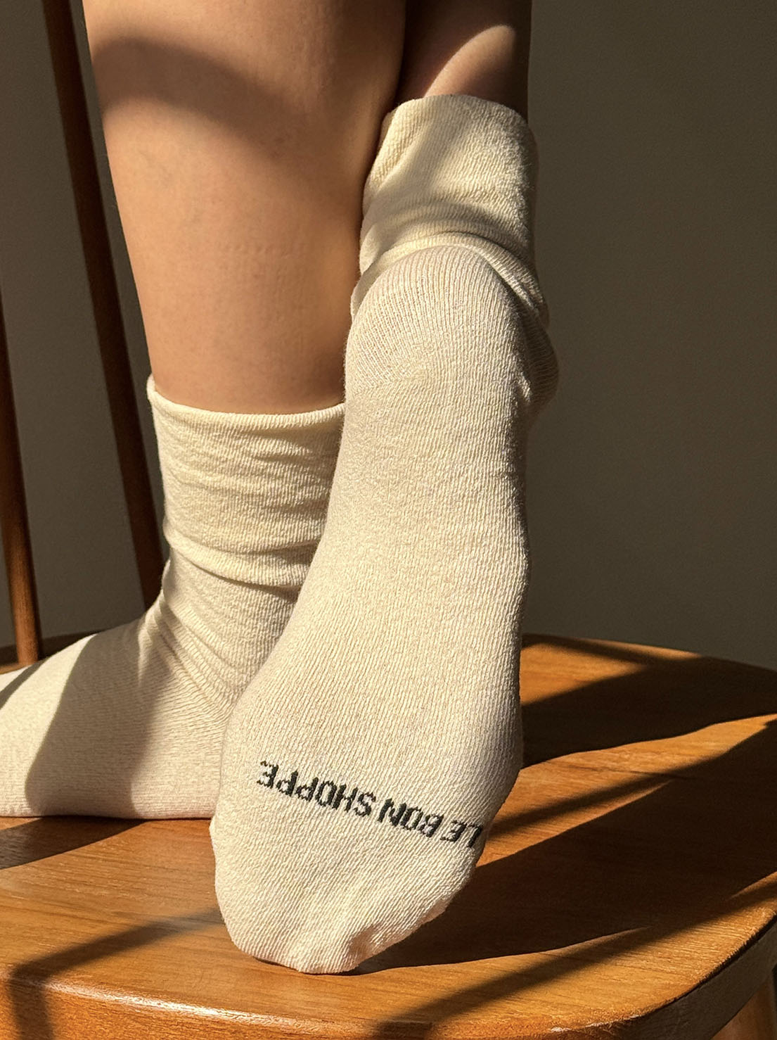 Le Bon Shoppe - Breezy Sneaker Socks - Natural