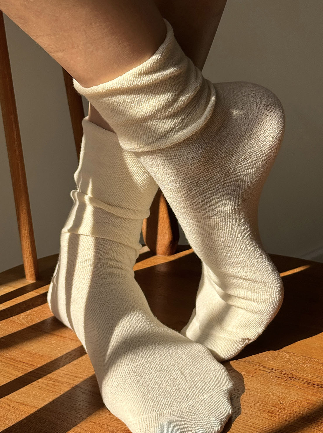 Le Bon Shoppe - Breezy Sneaker Socks - Natural