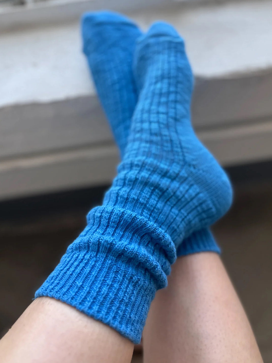 Le Bon Shoppe - Cottage Socks - Laguna Blue