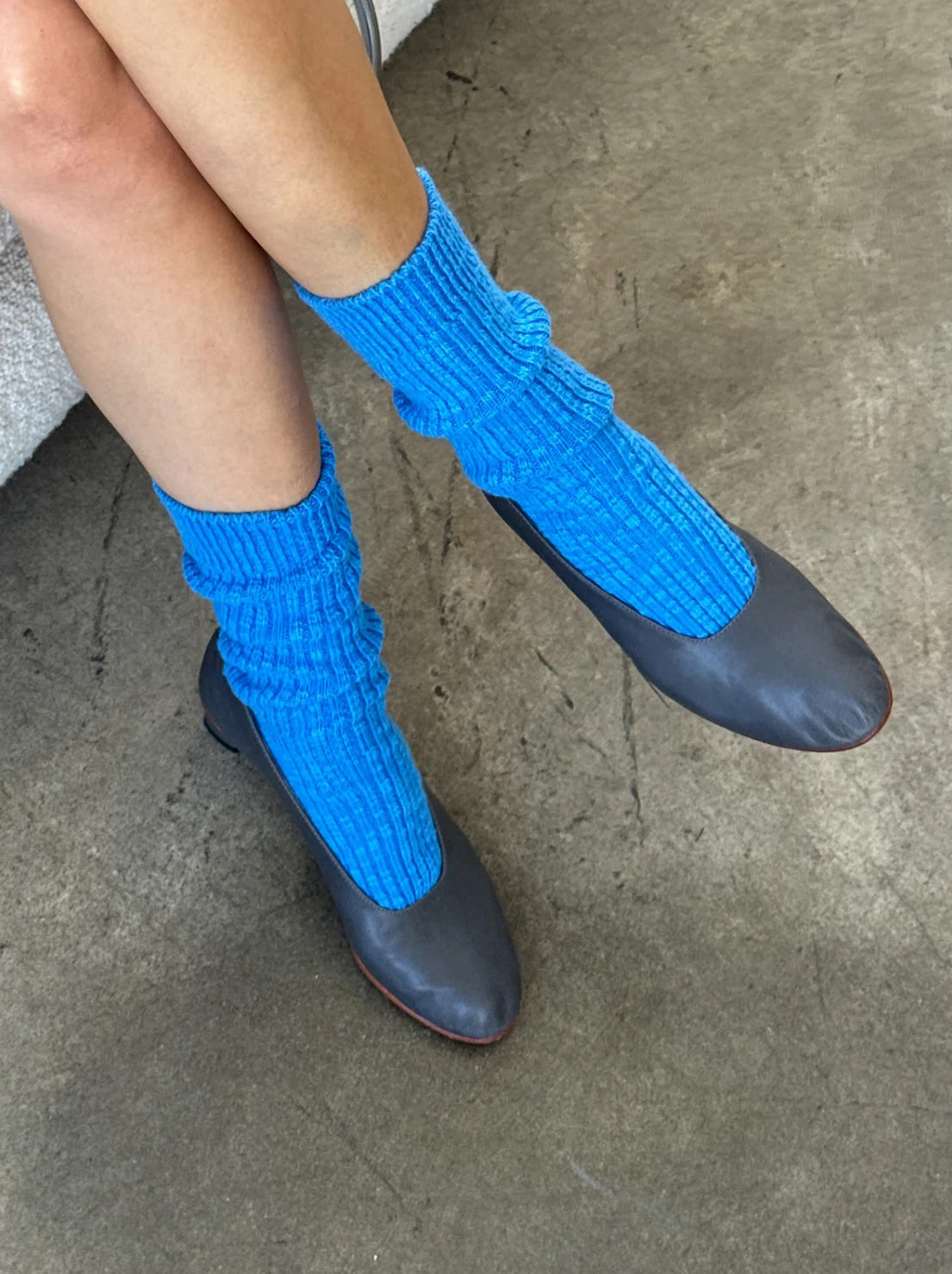 Le Bon Shoppe - Cottage Socks - Laguna Blue