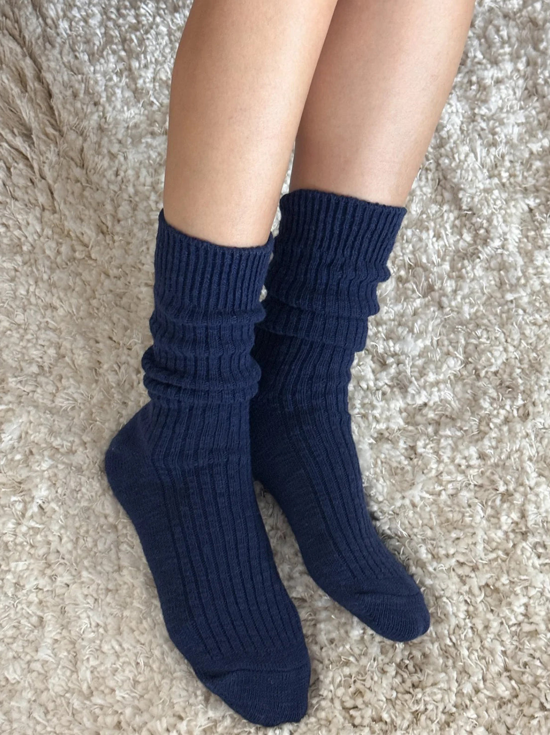 Le Bon Shoppe - Cottage Socks - Navy