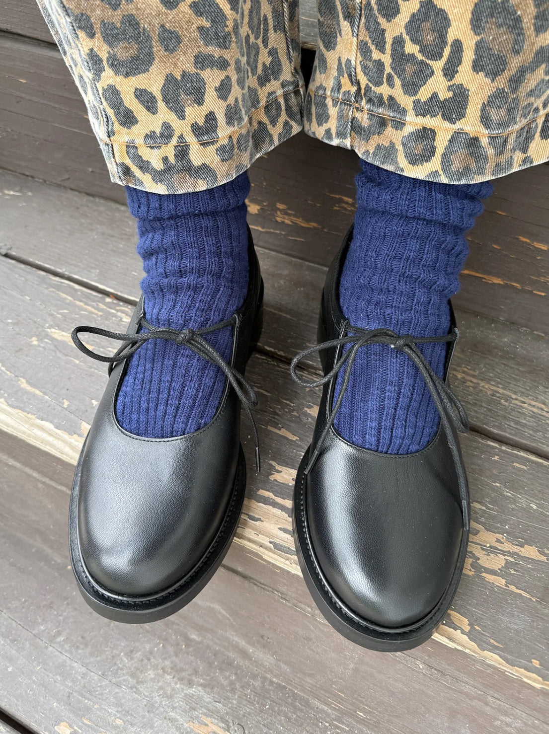 Le Bon Shoppe - Cottage Socks - Navy