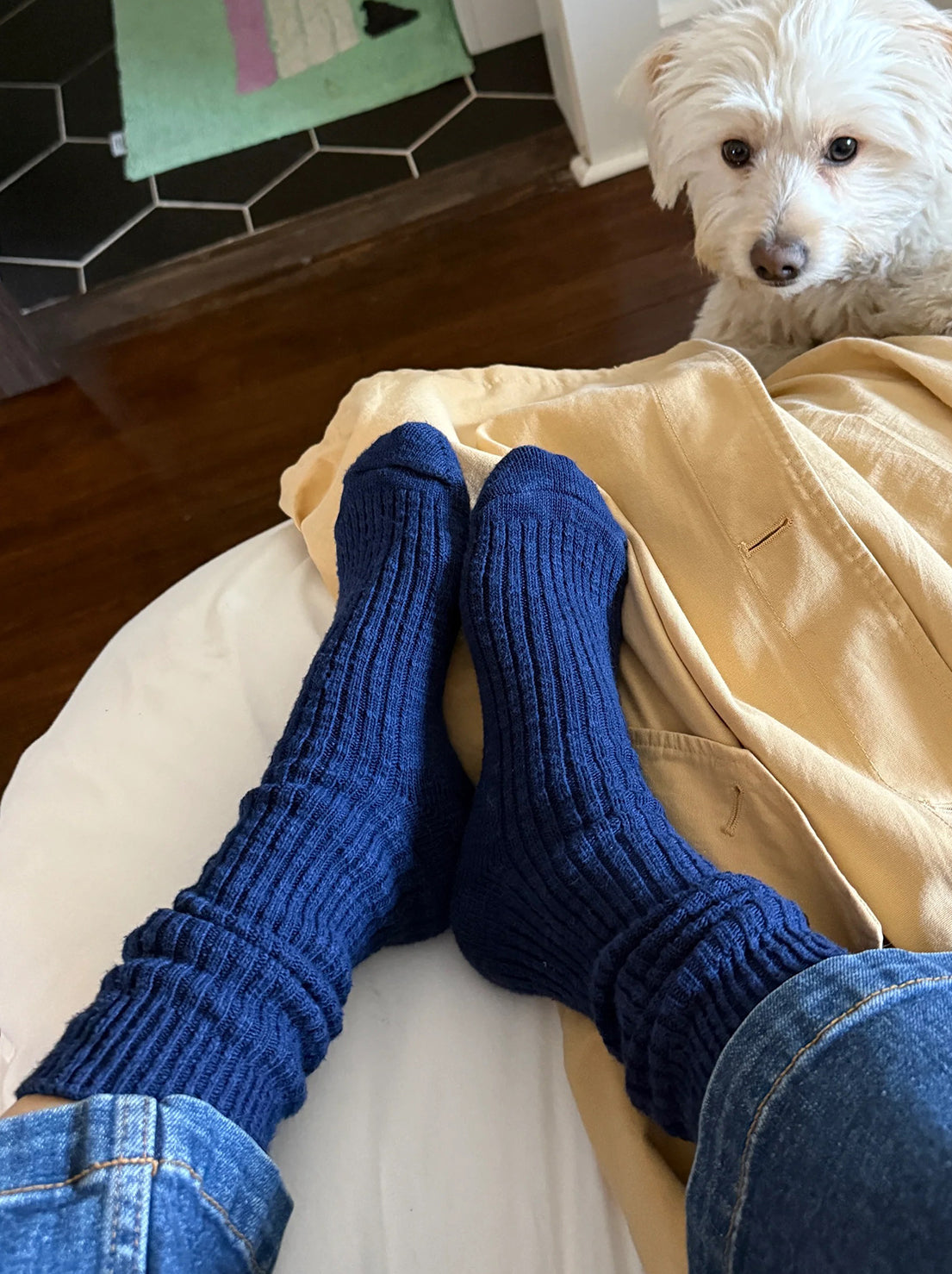 Le Bon Shoppe - Cottage Socks - Navy