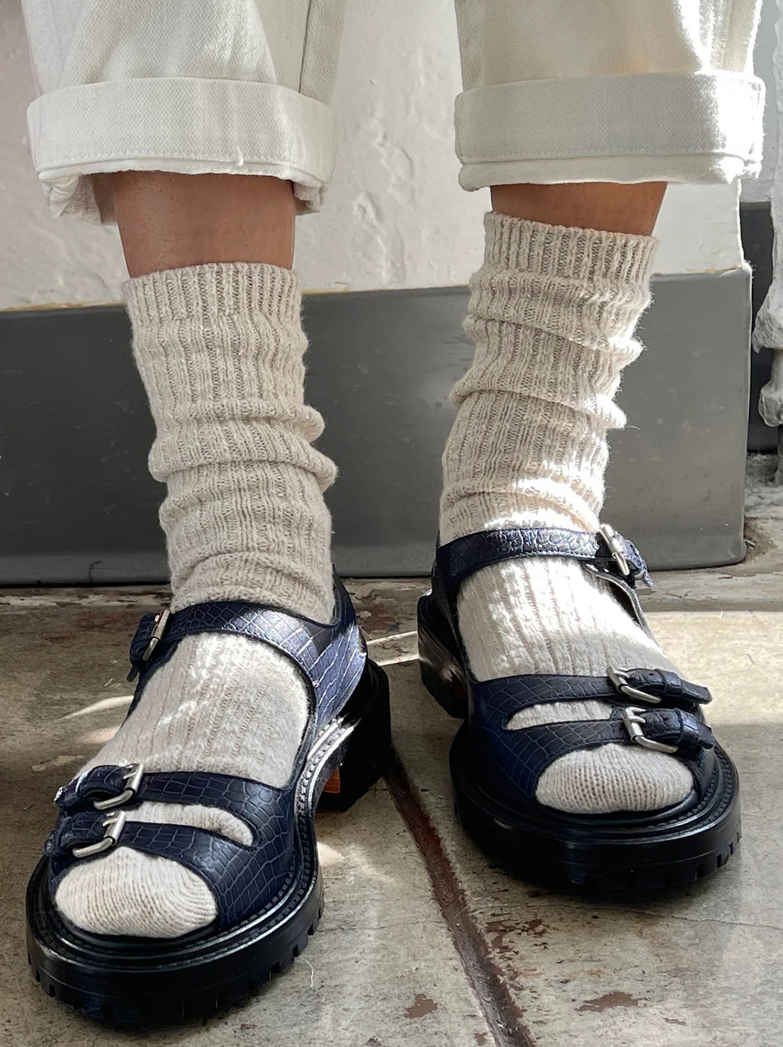 Le Bon Shoppe - Cottage Socks - Oatmeal