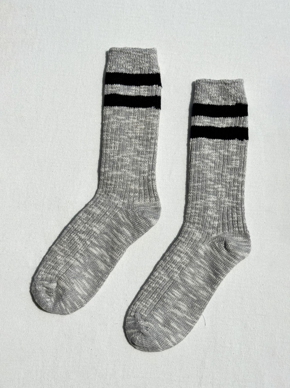 Le Bon Shoppe - Cottage Varsity Socks - Ht Grey Varsity