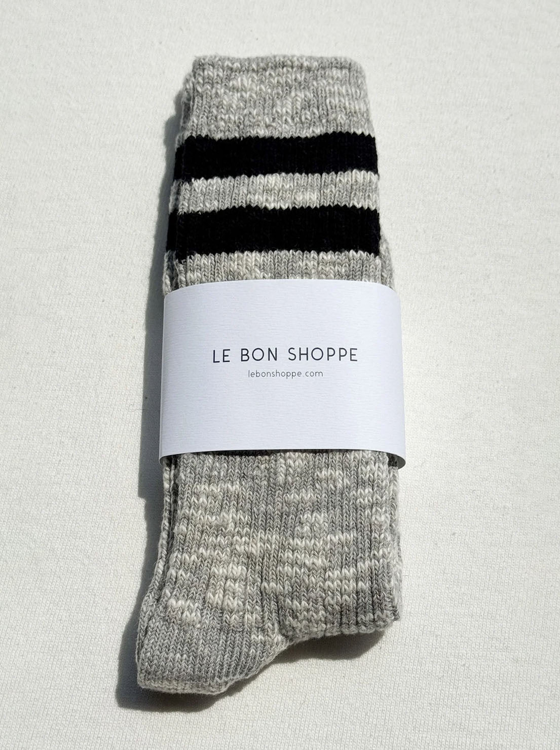 Le Bon Shoppe - Cottage Varsity Socks - Ht Grey Varsity