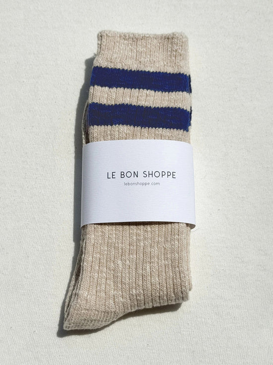 Le Bon Shoppe - Cottage Varsity Socks - Oatmeal Varsity