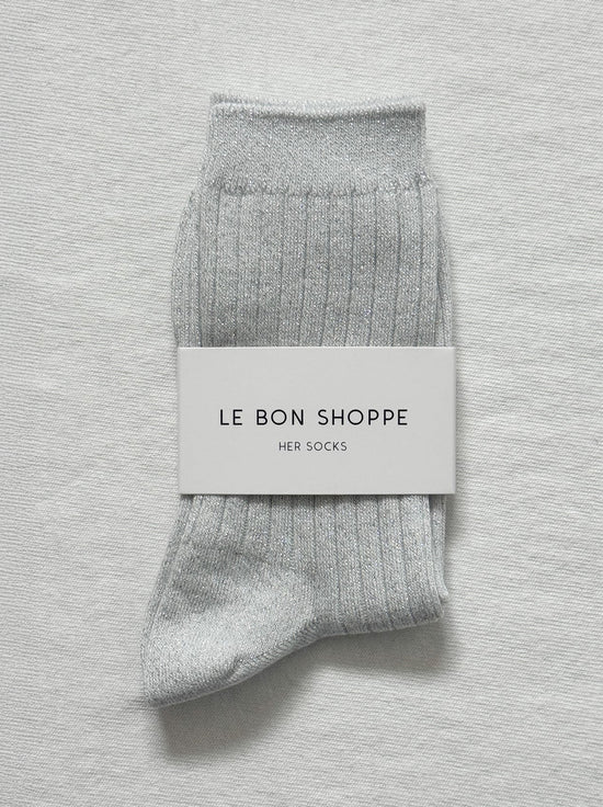 Le Bon Shoppe - Her Socks - Glitter - Snow White